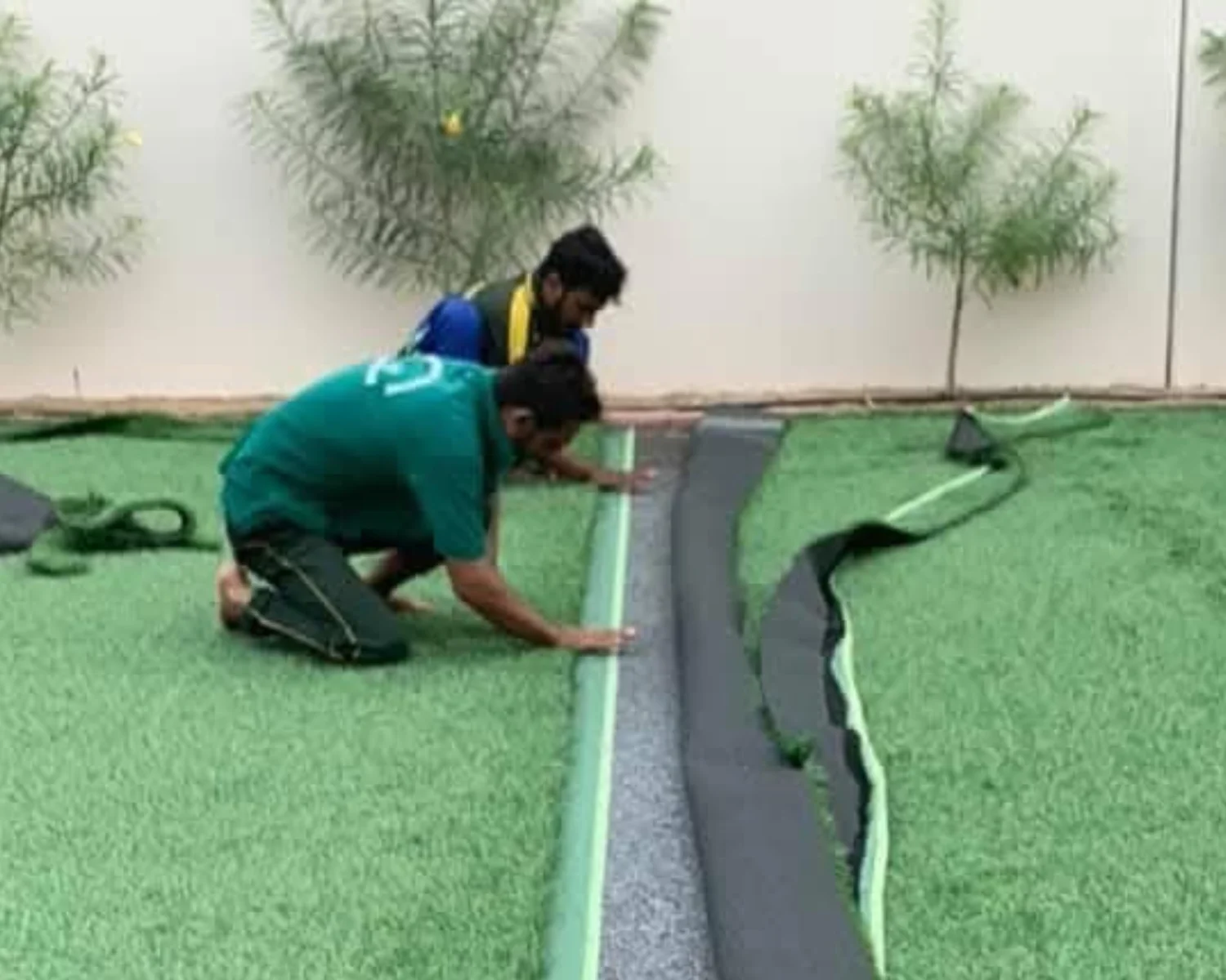 Artificial grass installation